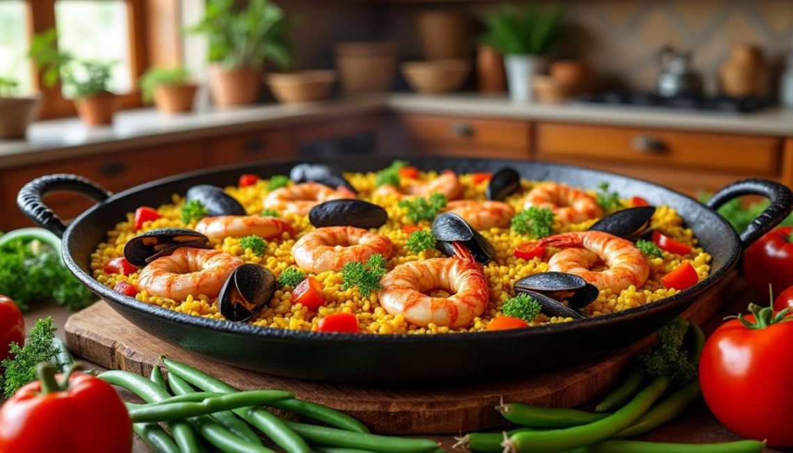 découvrez comment préparer facilement chez vous une paella valencienne traditionnelle avec cette recette authentique, pour retrouver toutes les saveurs d’espagne dans votre assiette.